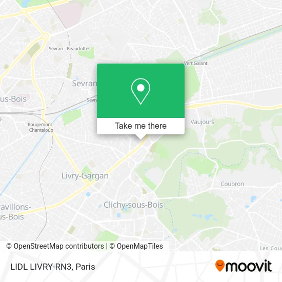 LIDL LIVRY-RN3 map