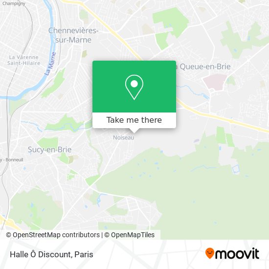Halle Ô Discount map