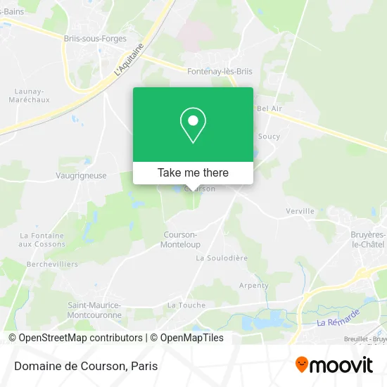 Domaine de Courson map