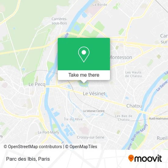 Parc des Ibis map