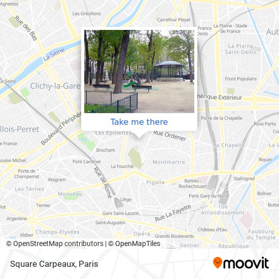 Mapa Square Carpeaux