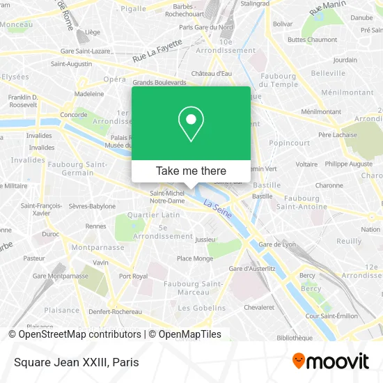 Square Jean XXIII map