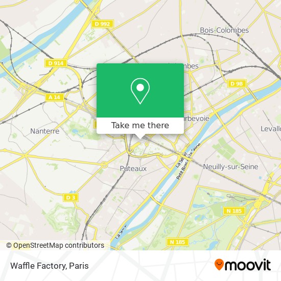 Mapa Waffle Factory