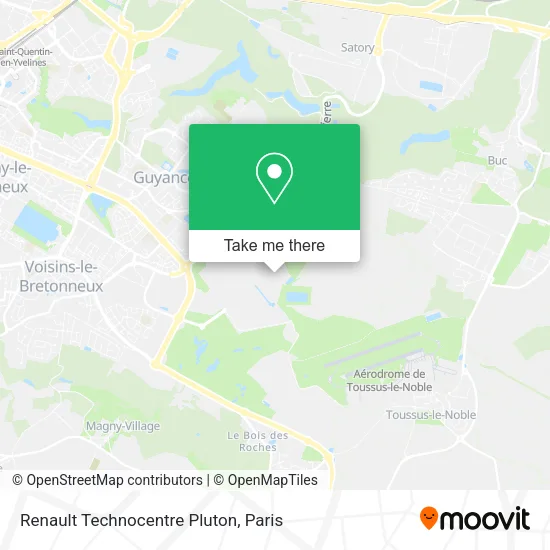 Renault Technocentre Pluton map