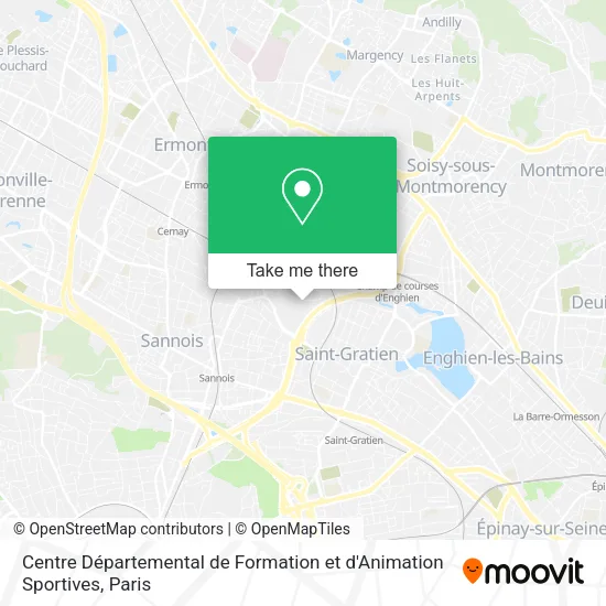 Centre Départemental de Formation et d'Animation Sportives map