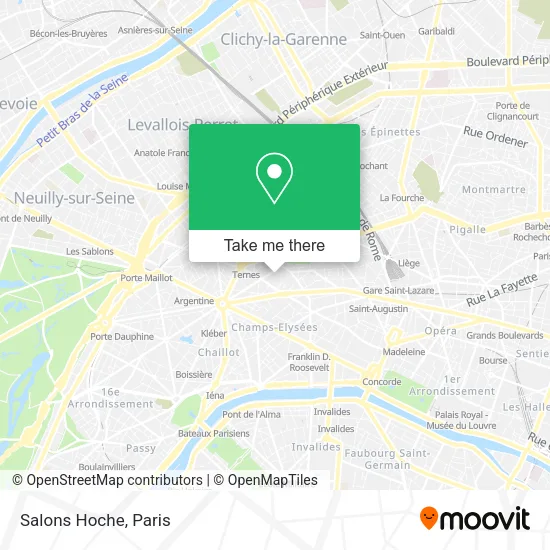 Salons Hoche map