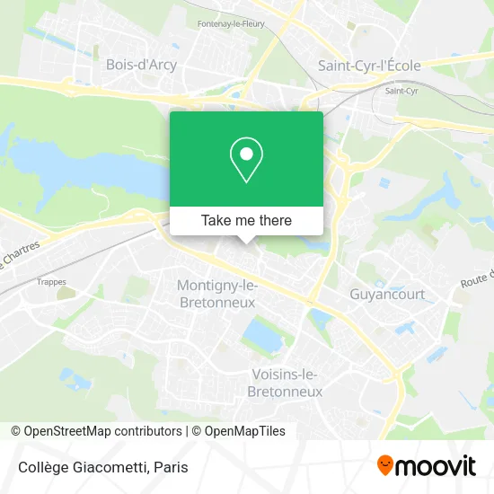 Collège Giacometti map