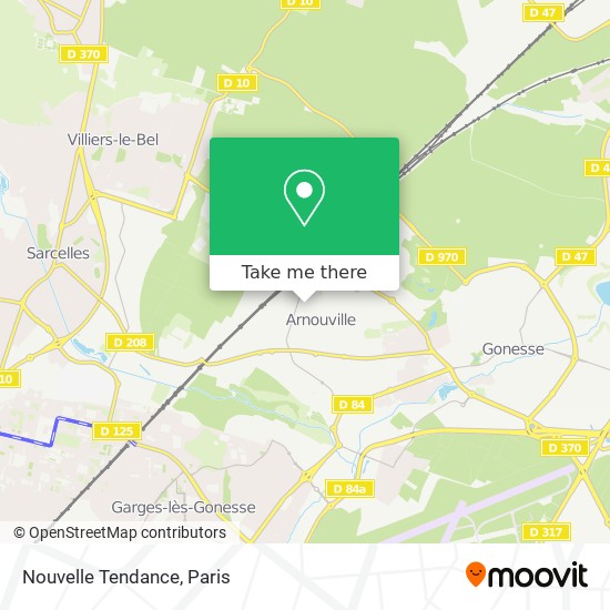 Nouvelle Tendance map
