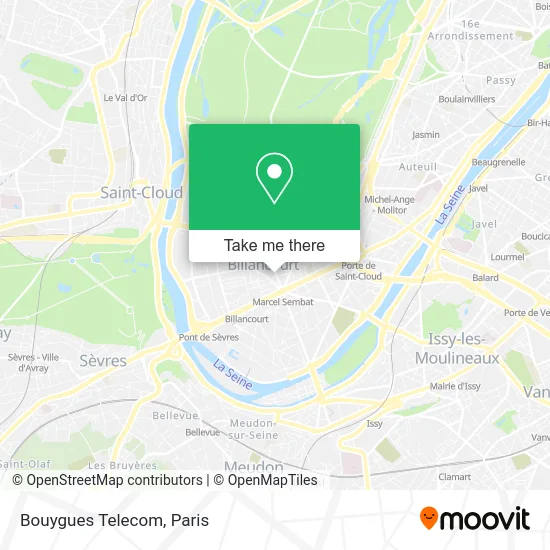 Bouygues Telecom map