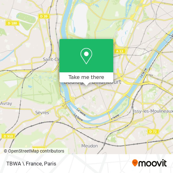 Mapa TBWA \ France