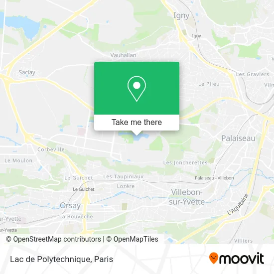 Lac de Polytechnique map