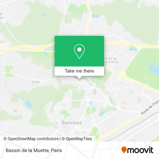 Bassin de la Muette map