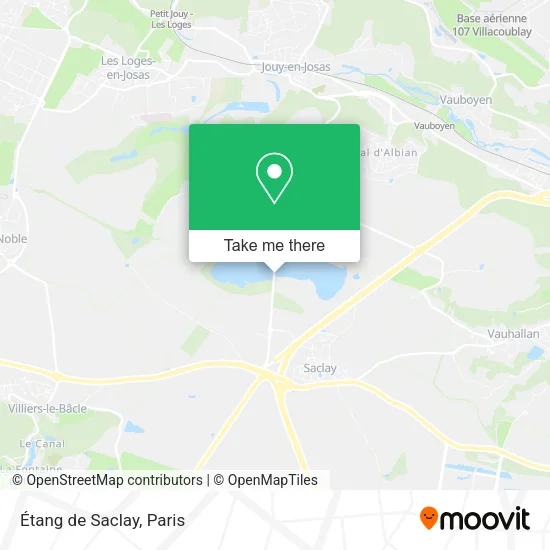 Étang de Saclay map