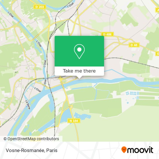 Mapa Vosne-Rosmanée