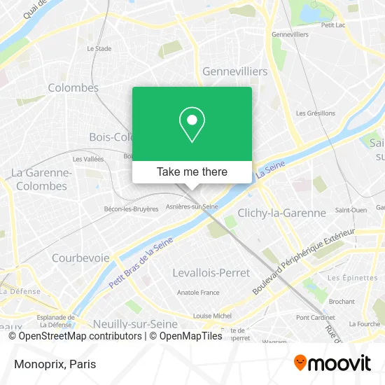 Monoprix map
