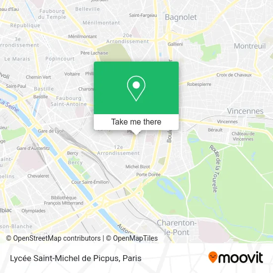 Lycée Saint-Michel de Picpus map