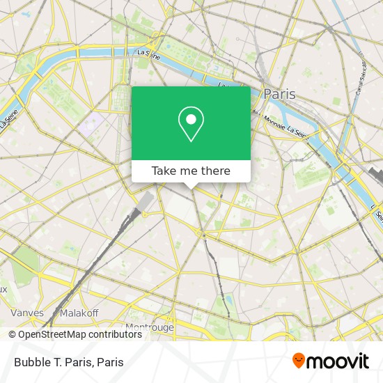 Mapa Bubble T. Paris