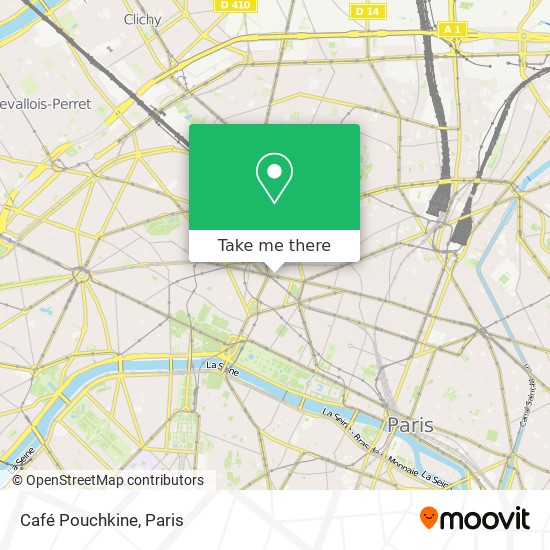 Café Pouchkine map