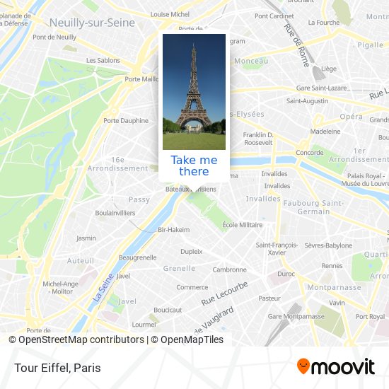 Cómo llegar a la Torre Eiffel