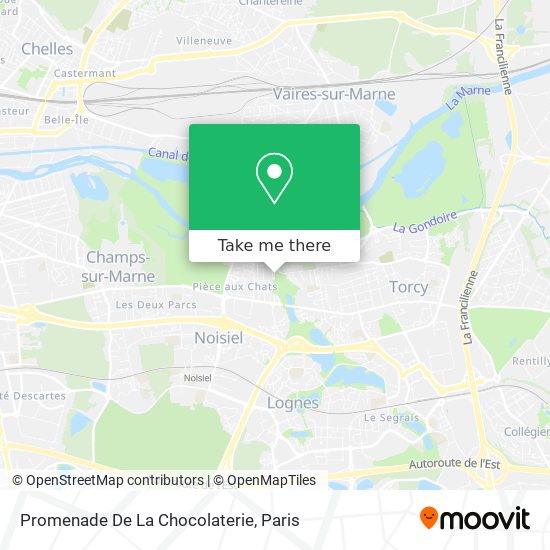 Promenade De La Chocolaterie map