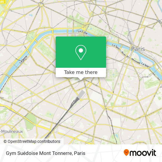 Mapa Gym Suédoise Mont Tonnerre