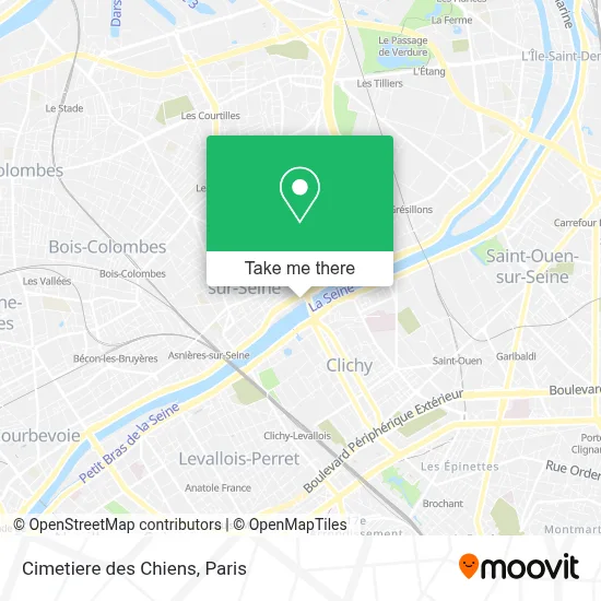 Cimetiere des Chiens map