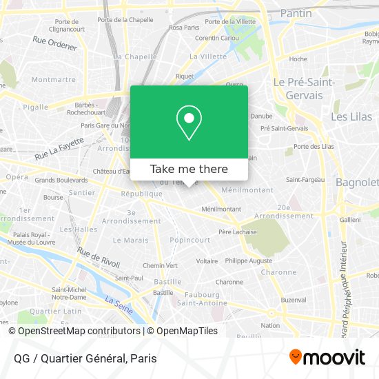 Mapa QG / Quartier Général