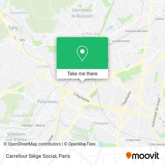 Carrefour Siège Social map