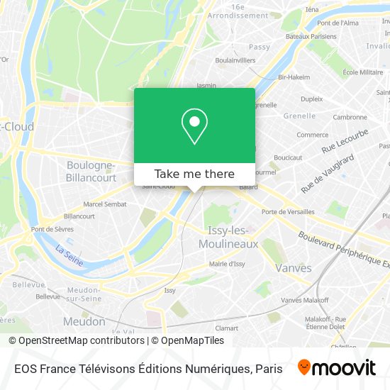 EOS France Télévisons Éditions Numériques map