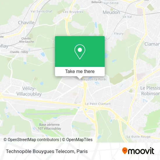 Technopôle Bouygues Telecom map