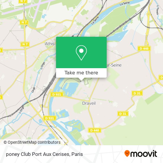 poney Club Port Aux Cerises map