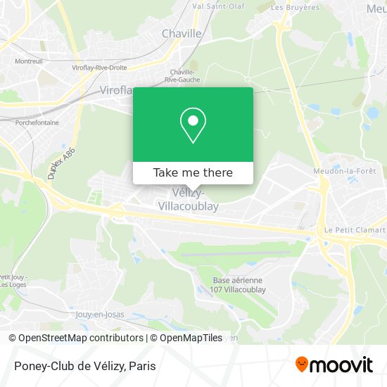 Poney-Club de Vélizy map