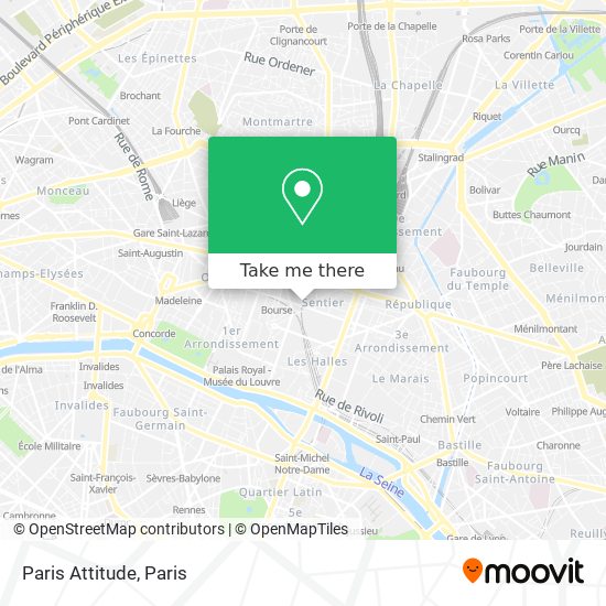 Paris Attitude map