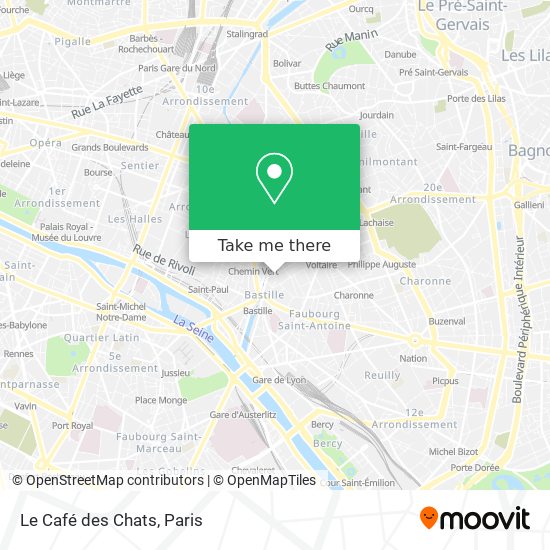 Le Café des Chats map