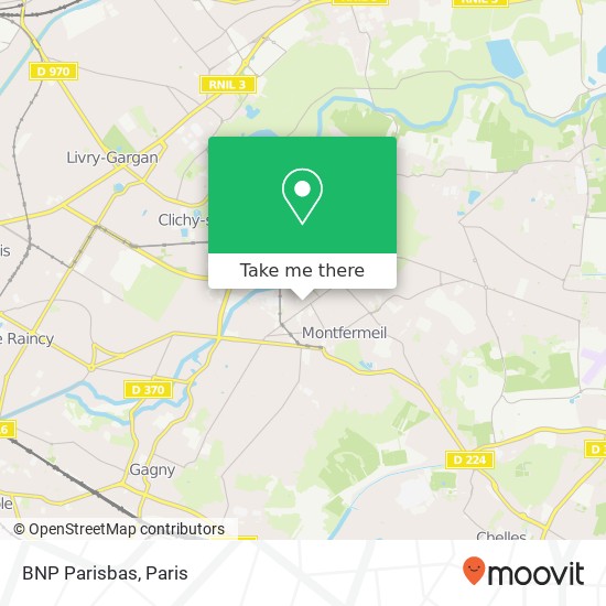 BNP Parisbas map