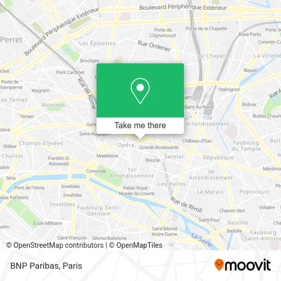 BNP Paribas map