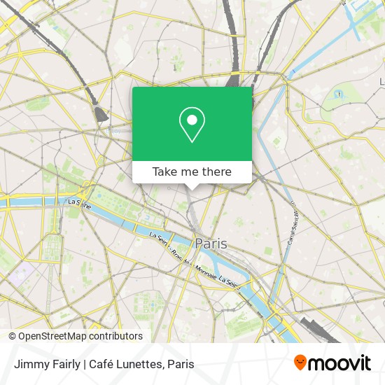 Mapa Jimmy Fairly | Café Lunettes
