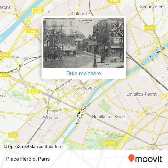 Place Hérold map