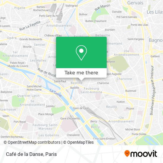 Café de la Danse map