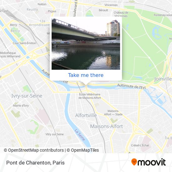 Pont de Charenton map