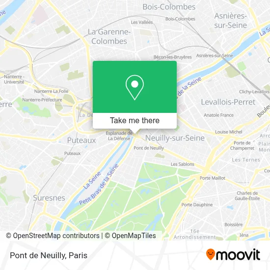 Pont de Neuilly map