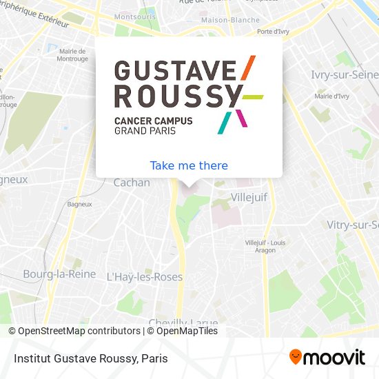 Institut Gustave Roussy map