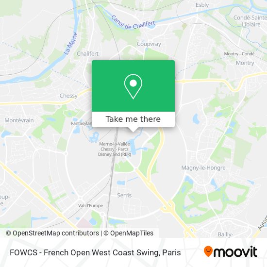 Mapa FOWCS - French Open West Coast Swing