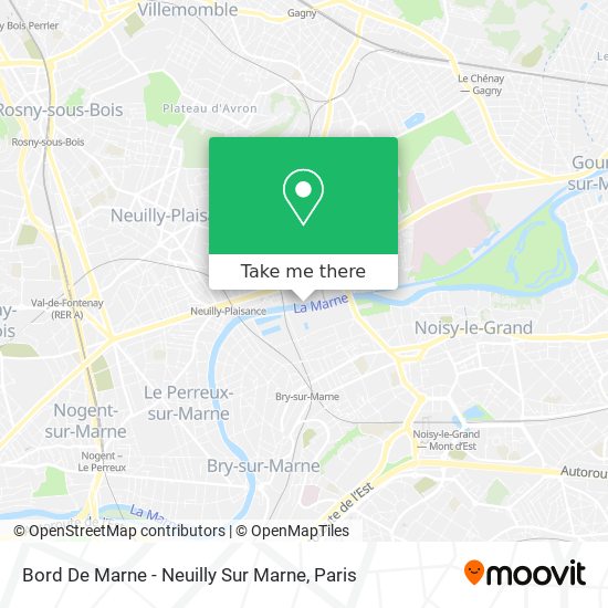 Bord De Marne - Neuilly Sur Marne map