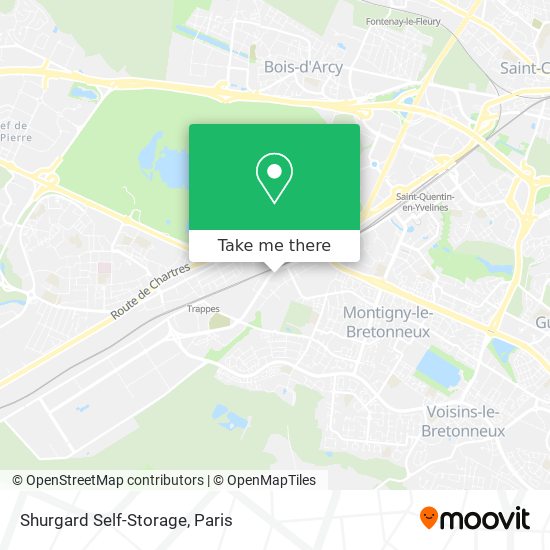 Shurgard Self-Storage map