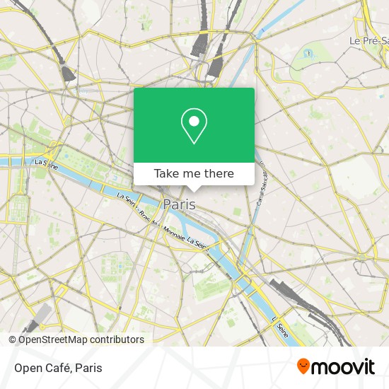 Open Café map