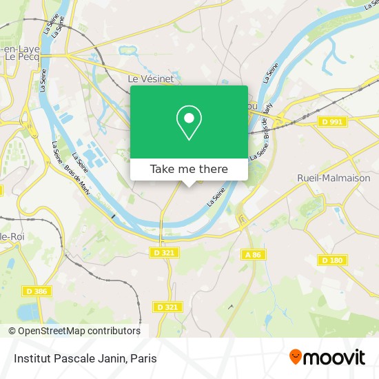 Institut Pascale Janin map