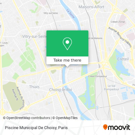 Piscine Municipal De Choisy map