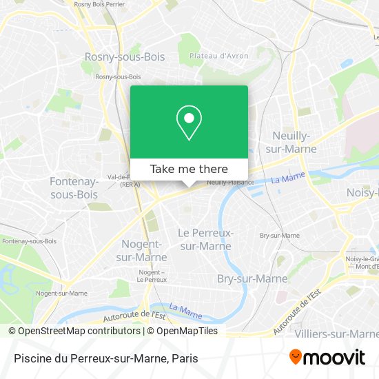 Piscine du Perreux-sur-Marne map