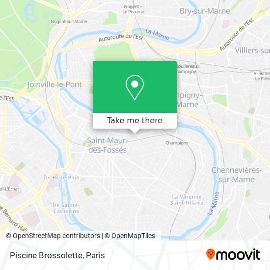 Piscine Brossolette map